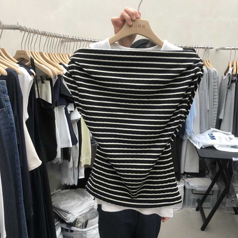 MURR韓國直郵女士新品休閑推薦26春夏人氣職業熱賣時尚T恤MURRT恤