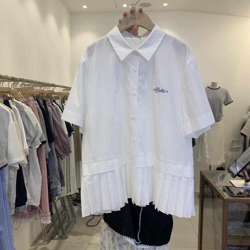 TAN&amp;COMO韓國代購女士新款推薦熱賣時尚26春夏襯衫蕾絲衫tan-COMO襯衫/蕾絲衫