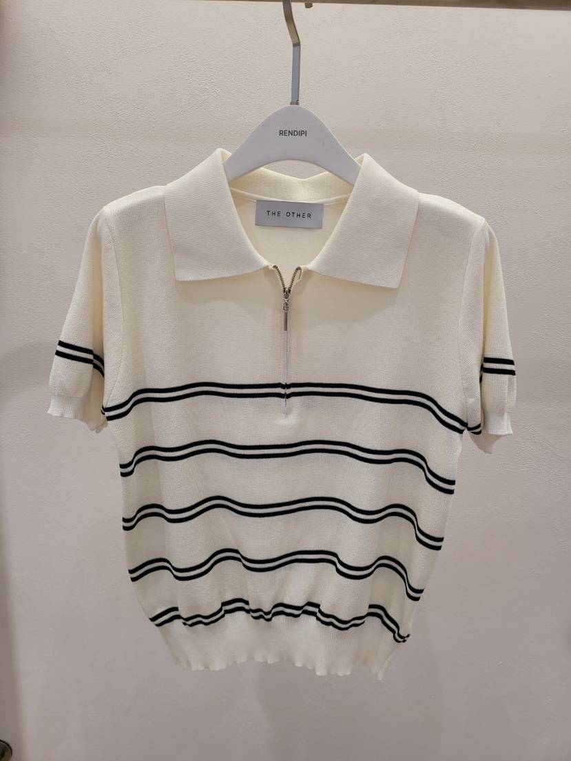 THE OTHER韓國東大門直郵女士新款26春夏職業針織衫拉鏈THE OTHER針織衫