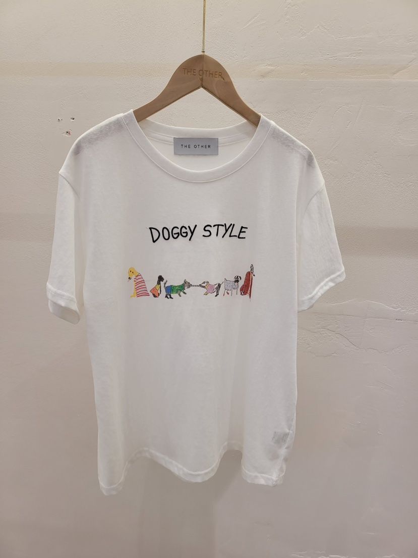 THE OTHER韓國直郵實拍女士新款休閑時尚職業推薦T恤刺繡THE OTHERT恤