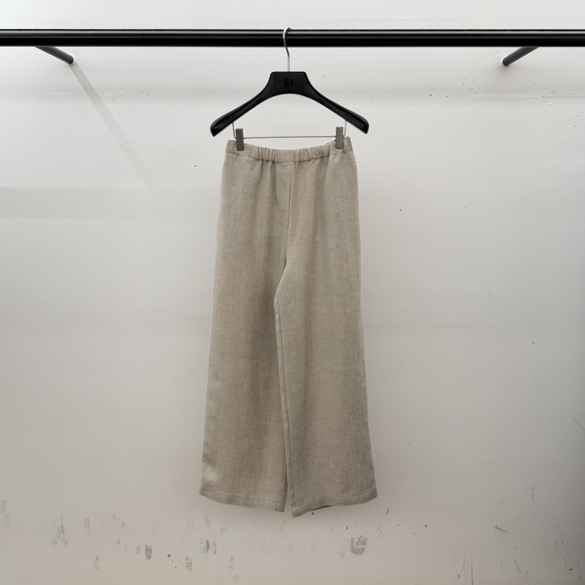 ID韓國東大門代購女士新品熱賣人氣職業休閑褲亞麻布提花ID休閑褲