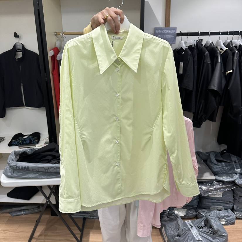 MUYBIEN韓國東大門直郵女士新品人氣休閑時尚襯衫蕾絲衫棉MUYBIEN襯衫/蕾絲衫