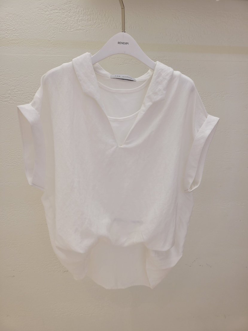 THE OTHER韓國直郵實拍女裝新款人氣休閑襯衫蕾絲衫亞麻THE OTHER襯衫/蕾絲衫