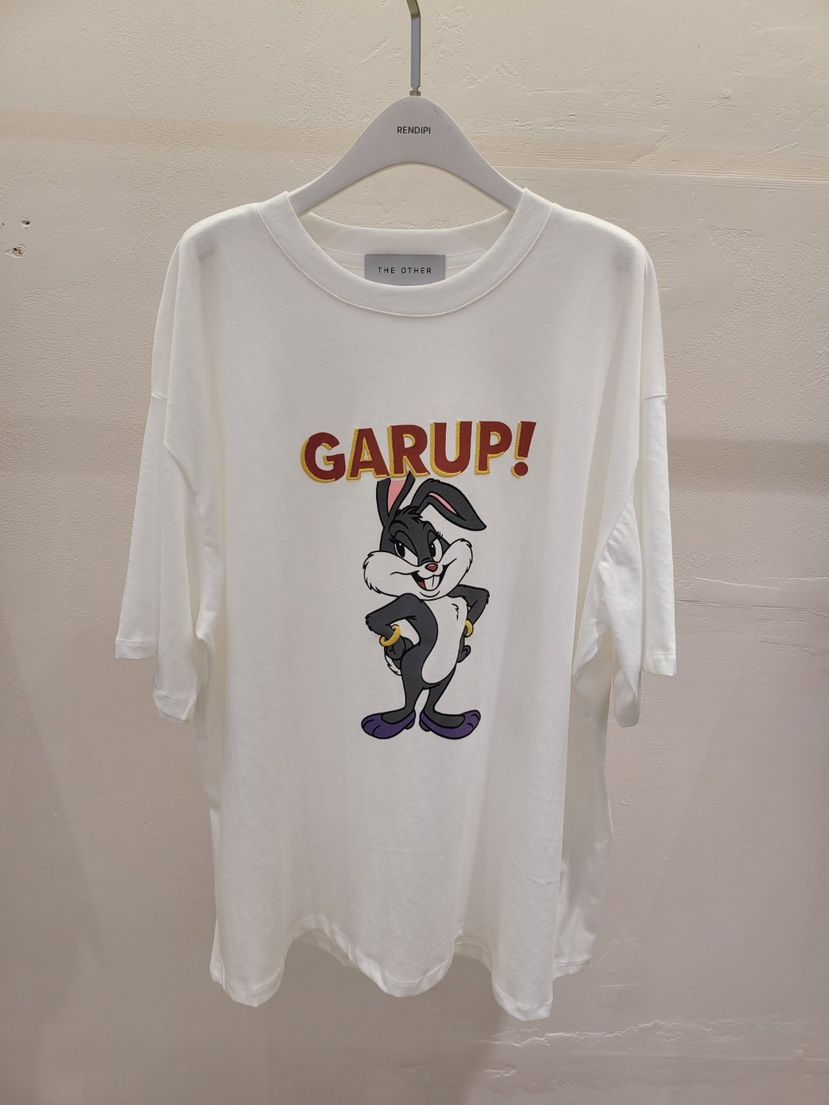 THE OTHER韓國代購女裝新款休閑熱賣26春夏人氣時尚T恤刺繡THE OTHERT恤