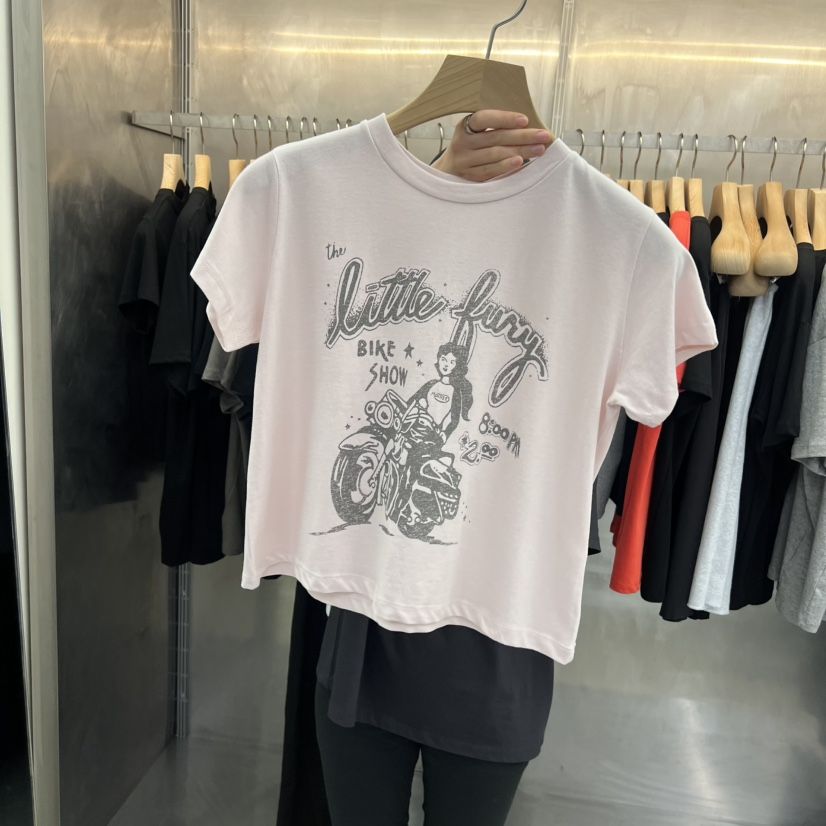 ESSENCE韓國直郵女士新款休閑推薦人氣26春夏職業真品T恤ESSENCET恤