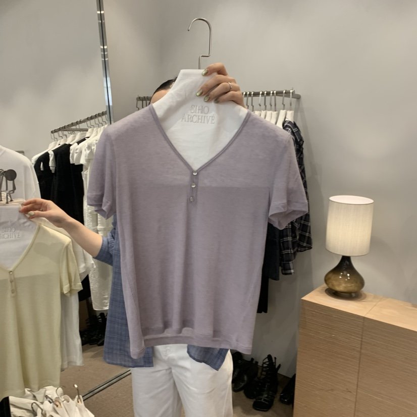 SIHO ARCHIVE東大門實拍女士新品真品26春夏職業休閑T恤SIHO ARCHIVET恤