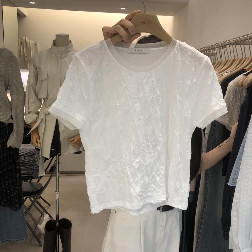 PHILO東大門代購女裝新款熱賣職業推薦26春夏時尚休閑T恤PHILOT恤