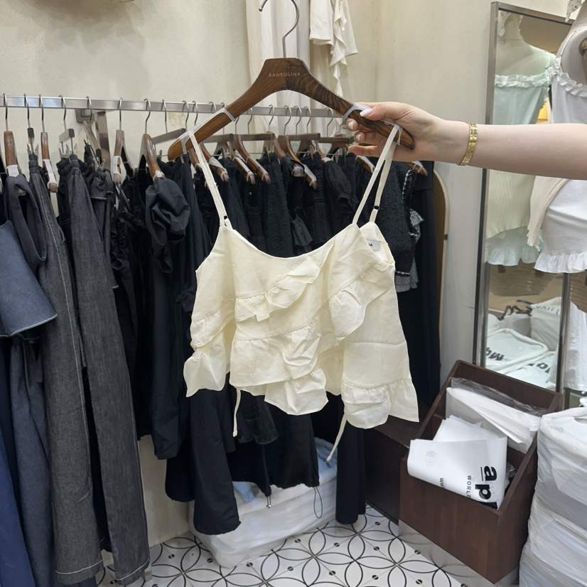 BAMBOLINA韓國東大門代購女裝新品26春夏熱賣時尚吊帶背心BAMBOLINA吊帶/背心