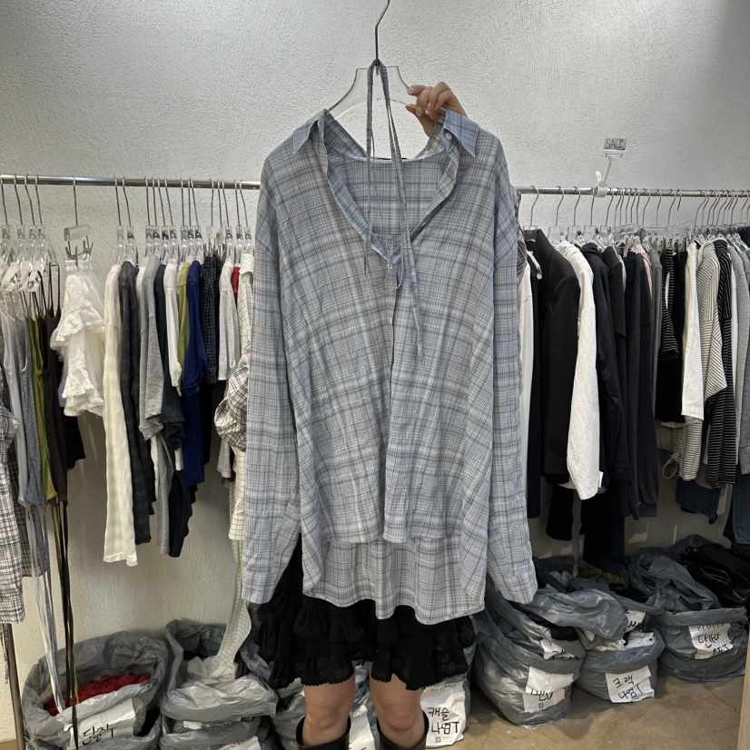 PLOVER韓國代購女裝新款人氣時尚26春夏職業推薦襯衫蕾絲衫PLO_VER襯衫/蕾絲衫