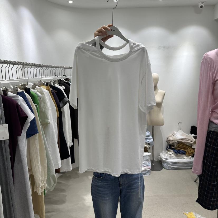 INNI韓國東大門代購女士新款推薦熱賣人氣26春夏時尚休閑T恤inniT恤
