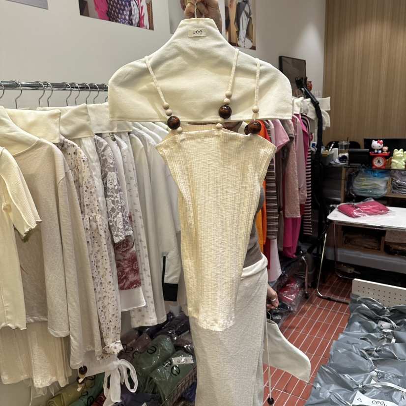 EEE韓國代購女裝新品職業時尚推薦人氣熱賣休閑26春夏吊帶背心EEE吊帶/背心