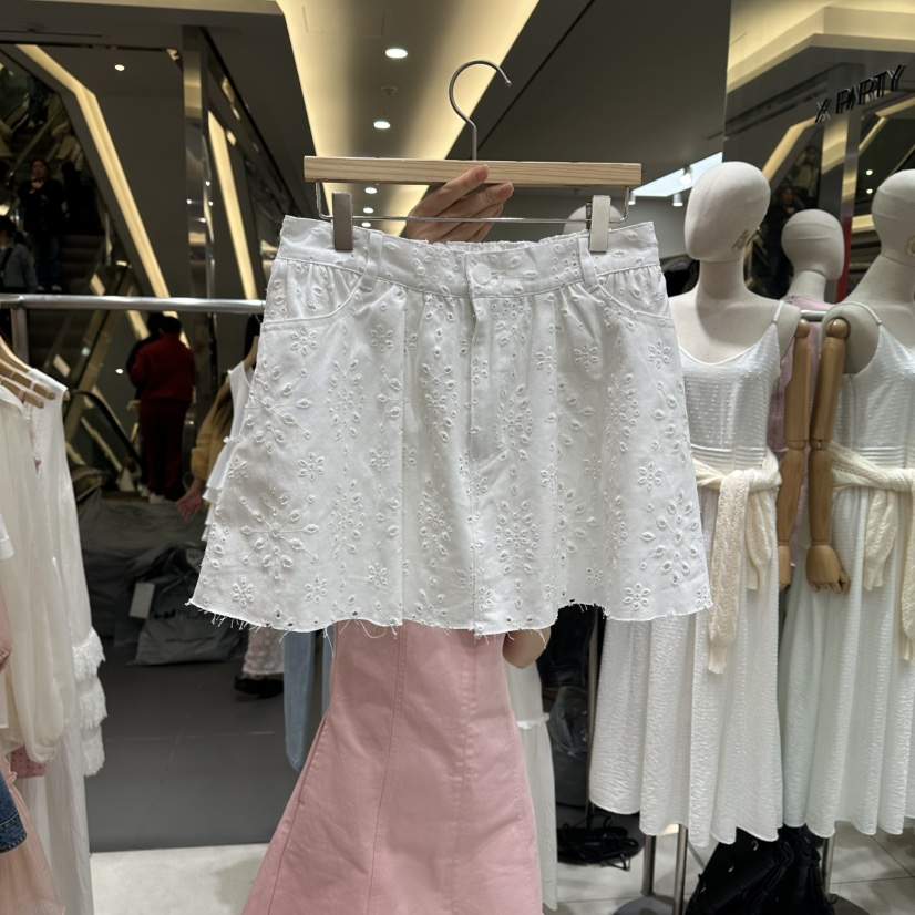XPARTY韓國東大門代購女裝新款26春夏推薦熱賣人氣短裙花朵XPARTY短裙