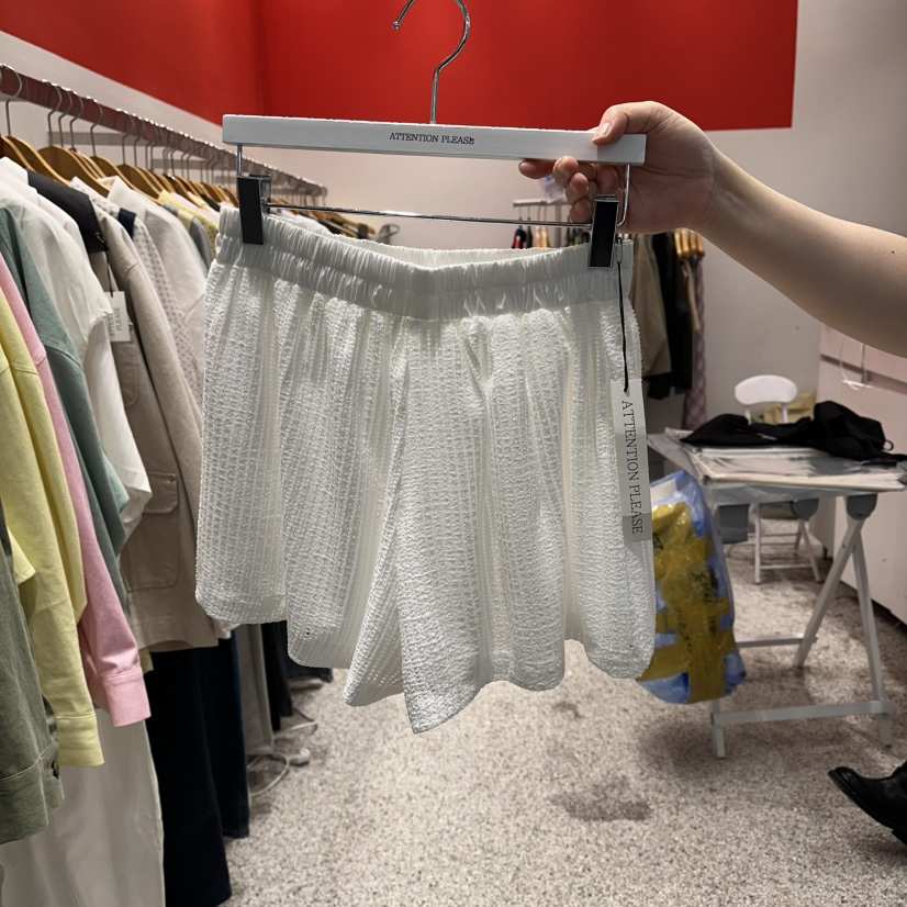 ATPZ韓國直郵實拍女士新款人氣推薦職業熱賣26春夏時尚短褲ATTENTION PLEAES短褲