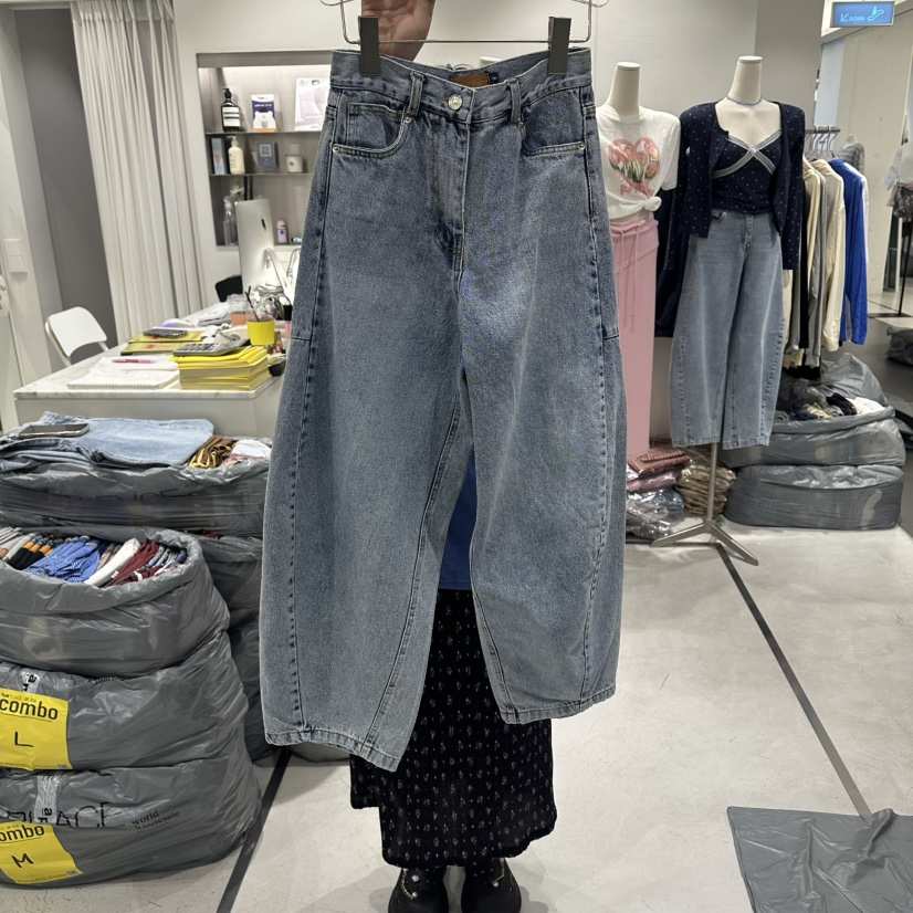 COMBO韓國直郵女裝新品推薦時尚26春夏人氣休閑熱賣牛仔褲COM_BO牛仔褲