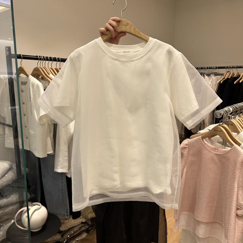 M.G.N韓國東大門直郵女裝新品推薦人氣職業時尚襯衫蕾絲衫MAGNET襯衫/蕾絲衫