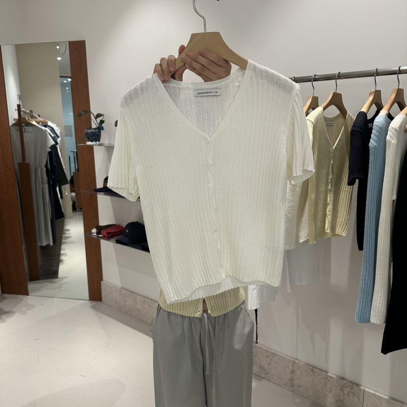 ANDMORE BUTTON韓國直郵女裝新品熱賣休閑職業時尚針織衫ANDMORE BUTTON針織衫