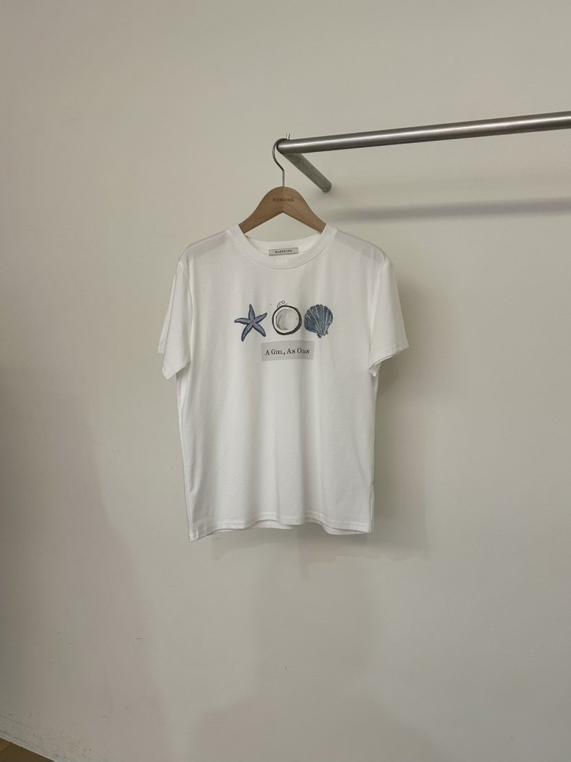 BLENDING-p韓國東大門直郵女士新品休閑時尚人氣26春夏T恤BLENDING-pT恤