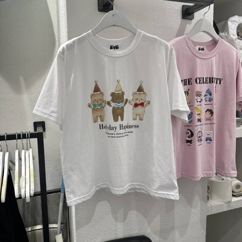 EVE韓國東大門代購女裝新款時尚人氣休閑26春夏職業熱賣T恤EVET恤