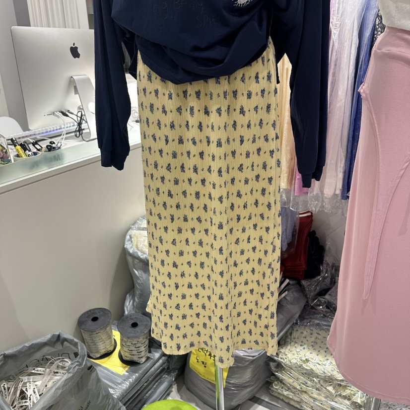 COMBO韓國直郵女裝新品人氣推薦熱賣26春夏職業休閑時尚長裙COM_BO長裙