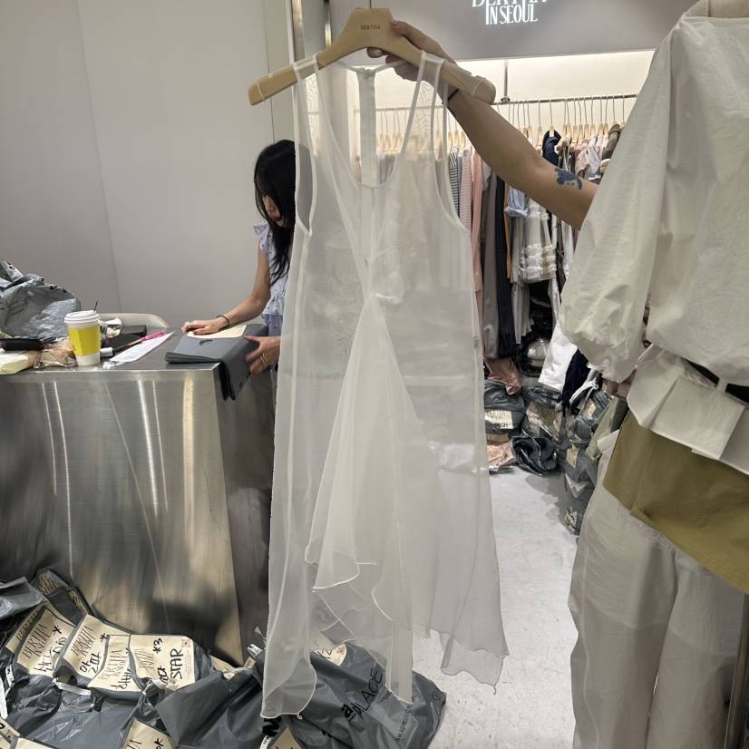 BERTHA韓國東大門直郵女裝新品推薦熱賣人氣連衣裙歐根紗BERTHA連衣裙