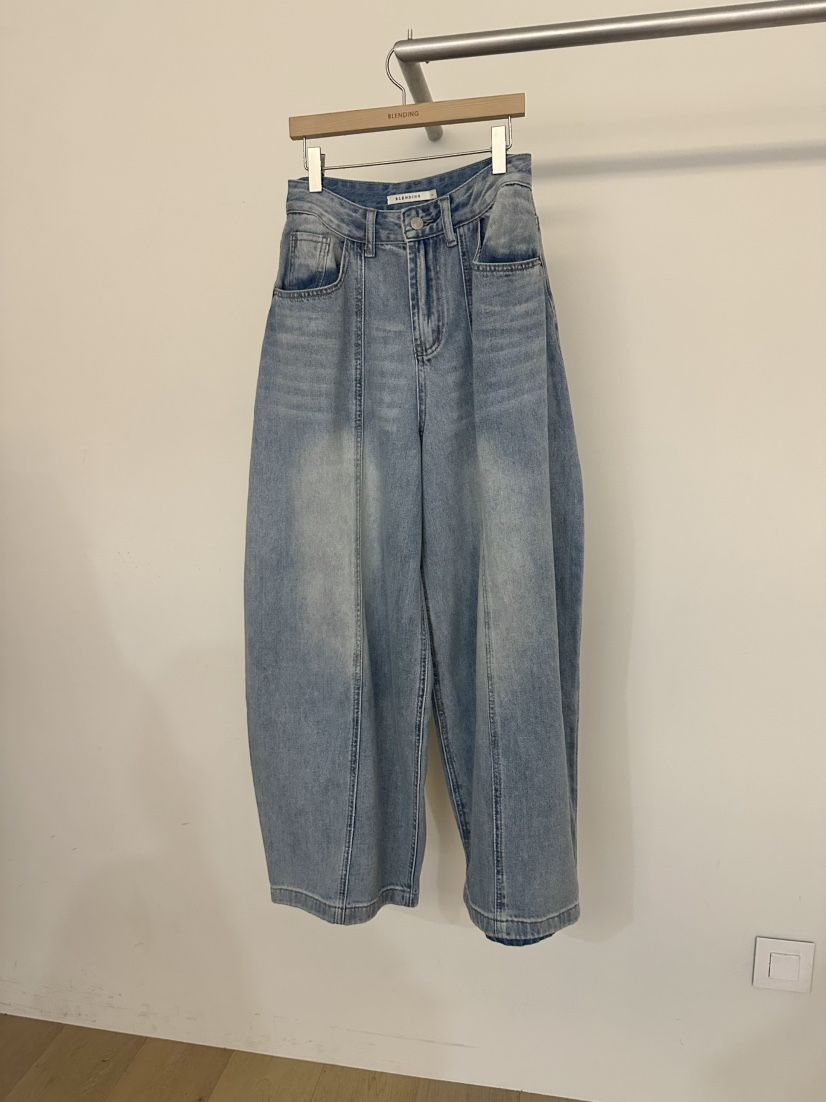 BLENDING-p韓國東大門直郵女裝新款職業推薦人氣牛仔褲鏤空BLENDING-p牛仔褲