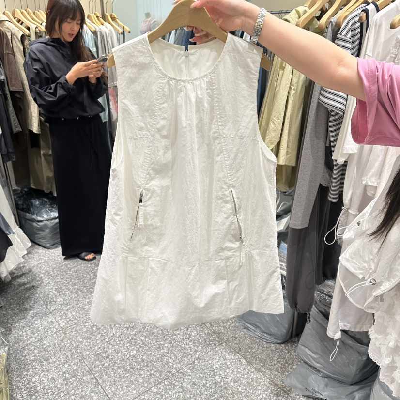 SOF韓國直郵女裝新款人氣休閑職業時尚推薦連衣裙口袋拉鏈SOF連衣裙