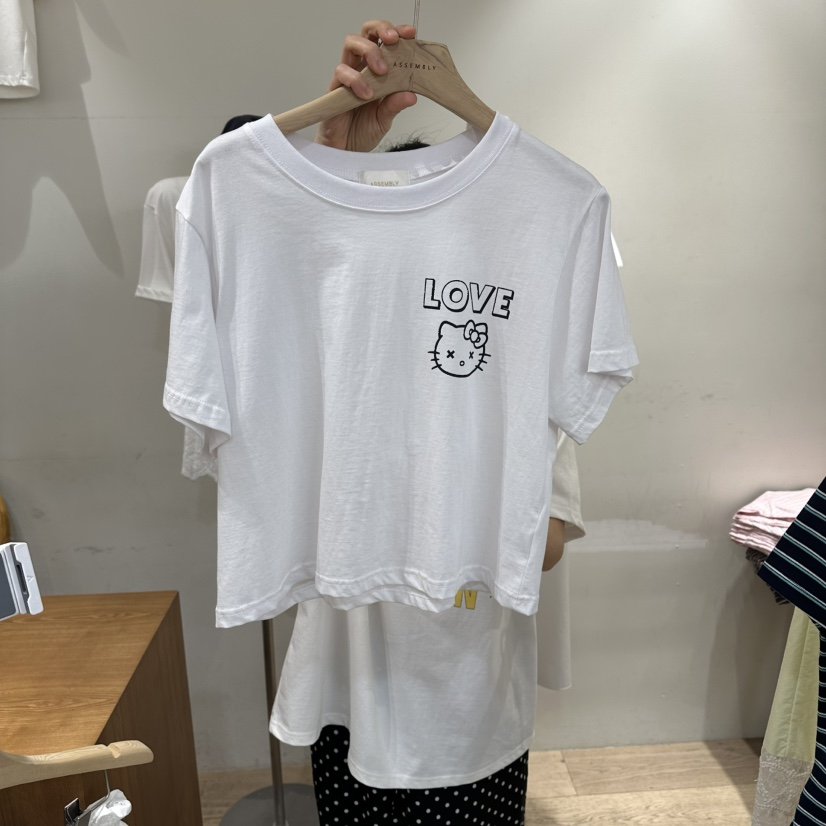 ASSEMBLY韓國東大門直郵女士新品職業26春夏時尚熱賣休閑T恤ASSEMBLYT恤