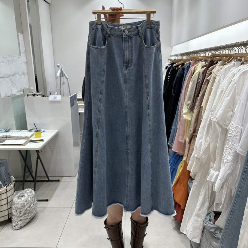 XPARTY韓國直郵實拍女士新品熱賣26春夏時尚人氣職業長裙XPARTY長裙