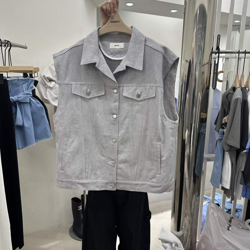 VENEFIT韓國代購女士新品26春夏熱賣推薦職業休閑時尚馬甲VENEFIT/JENNIE馬甲