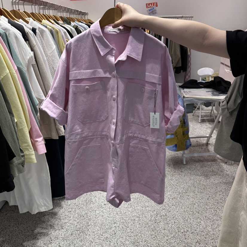 ATPZ韓國東大門直郵女士新款熱賣職業人氣襯衫蕾絲衫不含包ATTENTION PLEAES襯衫/蕾絲衫