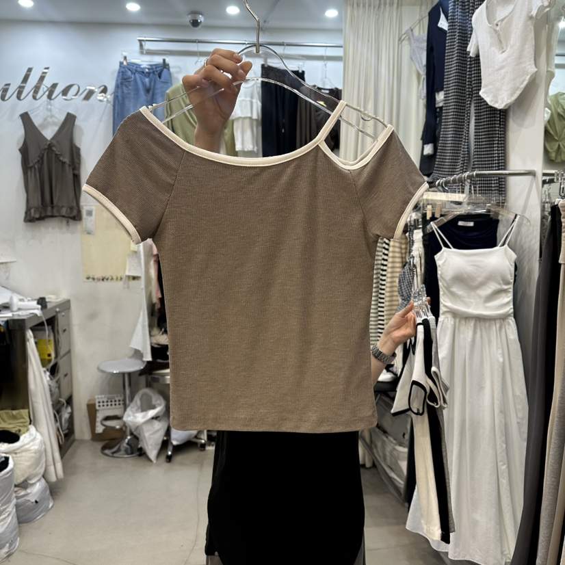 BILLION-L韓國東大門代購女士新品職業人氣時尚T恤不對稱BILLION-LT恤