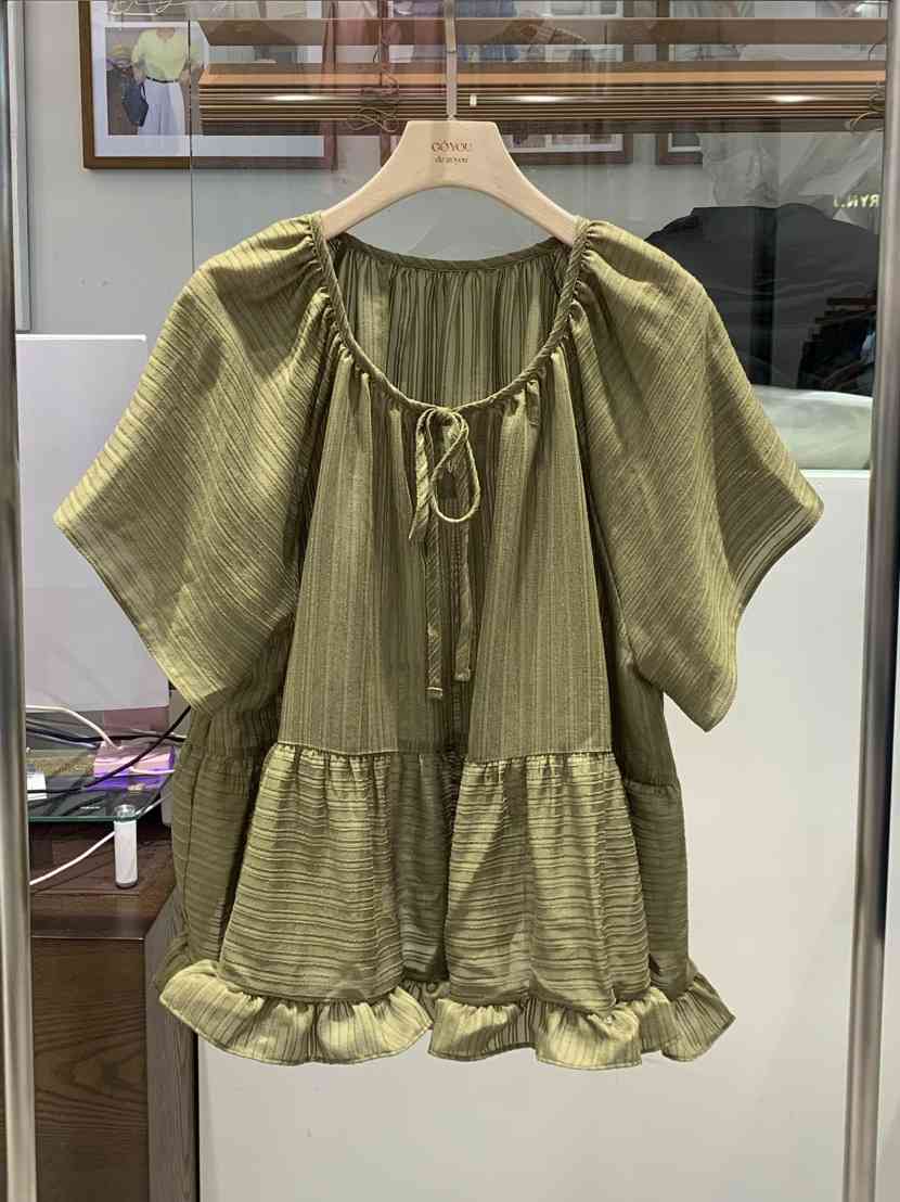 DE GO YOU韓國直郵女士新品時尚推薦熱賣襯衫蕾絲衫多層DE GO YOU襯衫/蕾絲衫