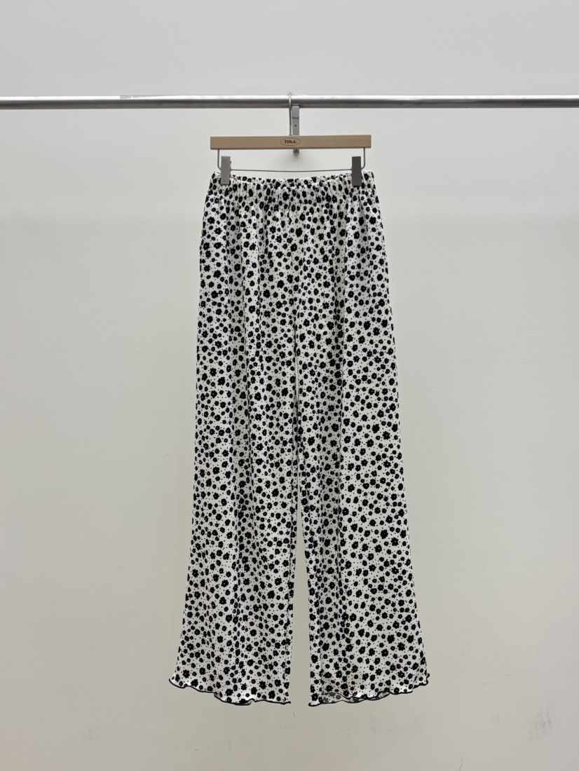 TOLL韓國東大門直郵女士新品休閑熱賣26春夏人氣休閑褲小花TOLL休閑褲