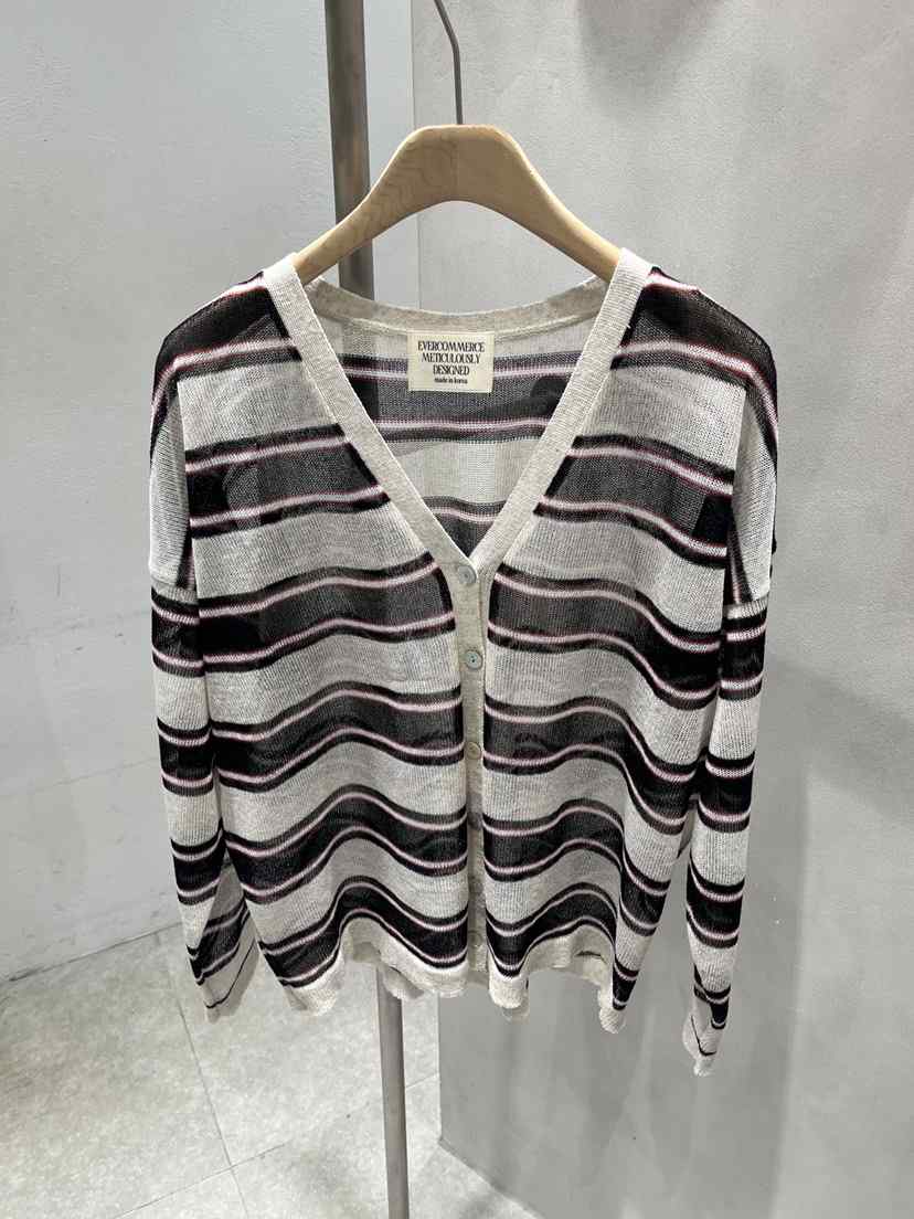 EVERCOMMERCE METICULOUSLY DESIGNED韓國東大門直郵女裝新品休閑針織衫亞麻布EVERCOMMERCE METICULOUSLY DESIGNED針織衫
