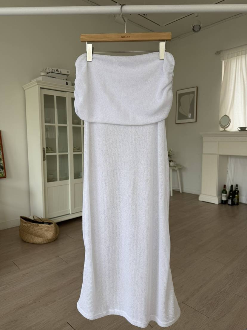 SOLAR韓國東大門直郵女裝新款26春夏熱賣休閑時尚長裙亞麻SOLAR長裙