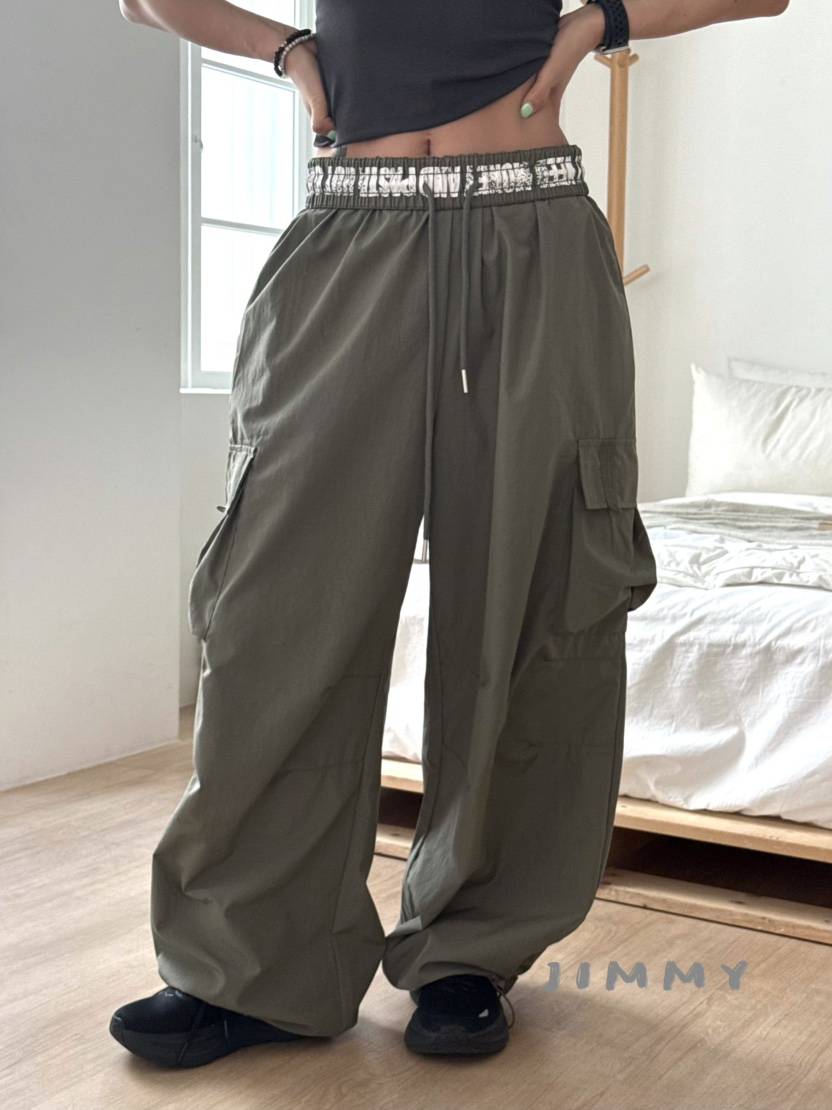 JIMMY韓國東大門直郵女士新款熱賣職業休閑26春夏休閑褲工裝褲JIMMY/REMAKE休閑褲