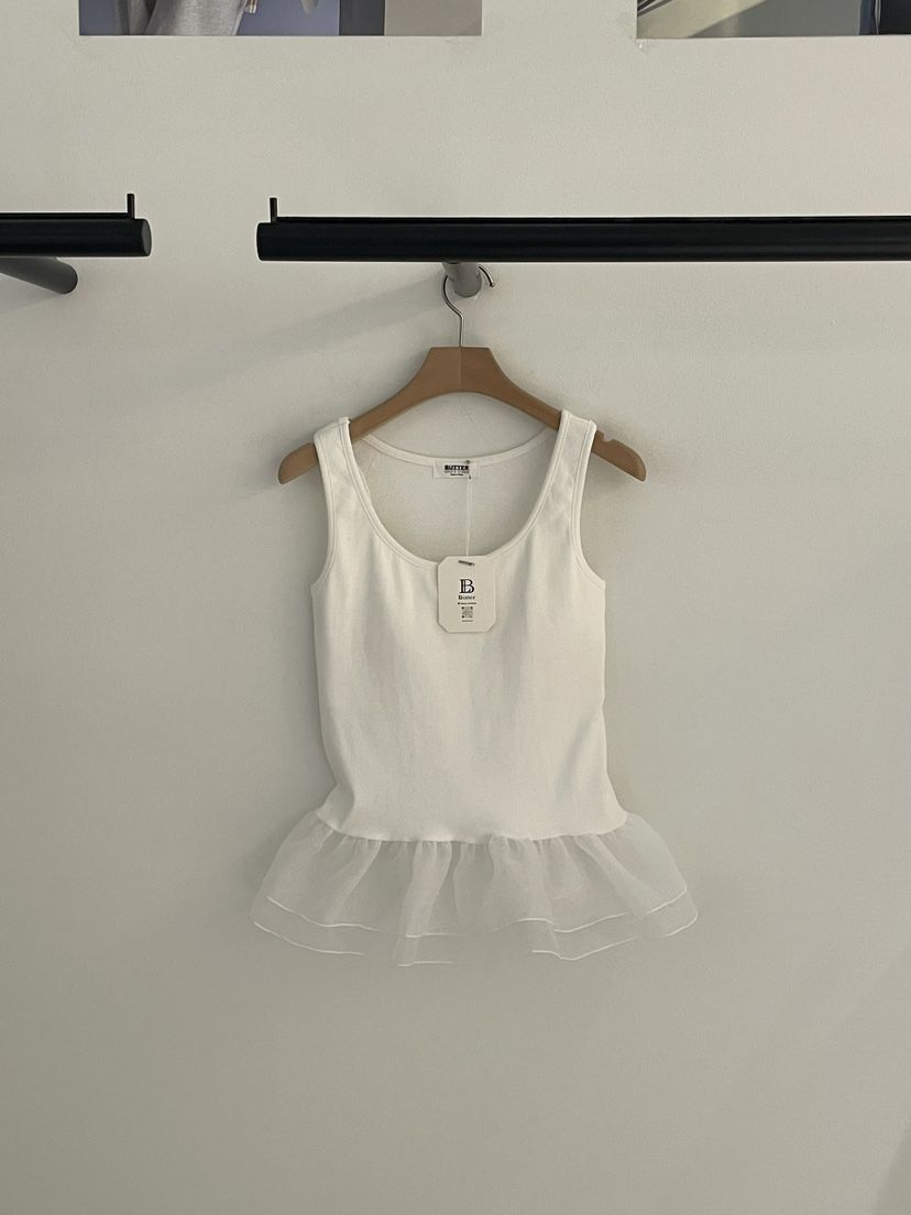 BUTTER-P韓國東大門直郵女裝新品26春夏職業休閑吊帶背心BUTTER-P吊帶/背心