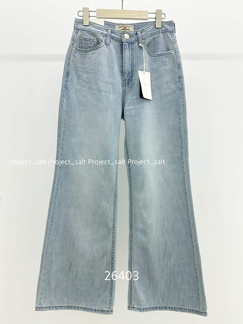 PROJECT SALT韓國代購女裝新品休閑牛仔褲PROJECTSALT牛仔褲