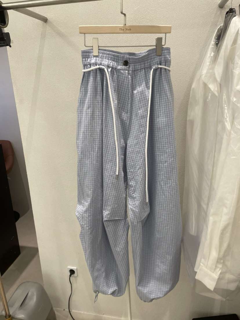 NOB韓國直郵女士新品26春夏推薦熱賣時尚職業休閑褲含腰繩NOB休閑褲