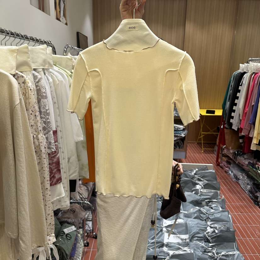 EEE韓國直郵女士新款熱賣休閑推薦26春夏時尚人氣職業T恤EEET恤