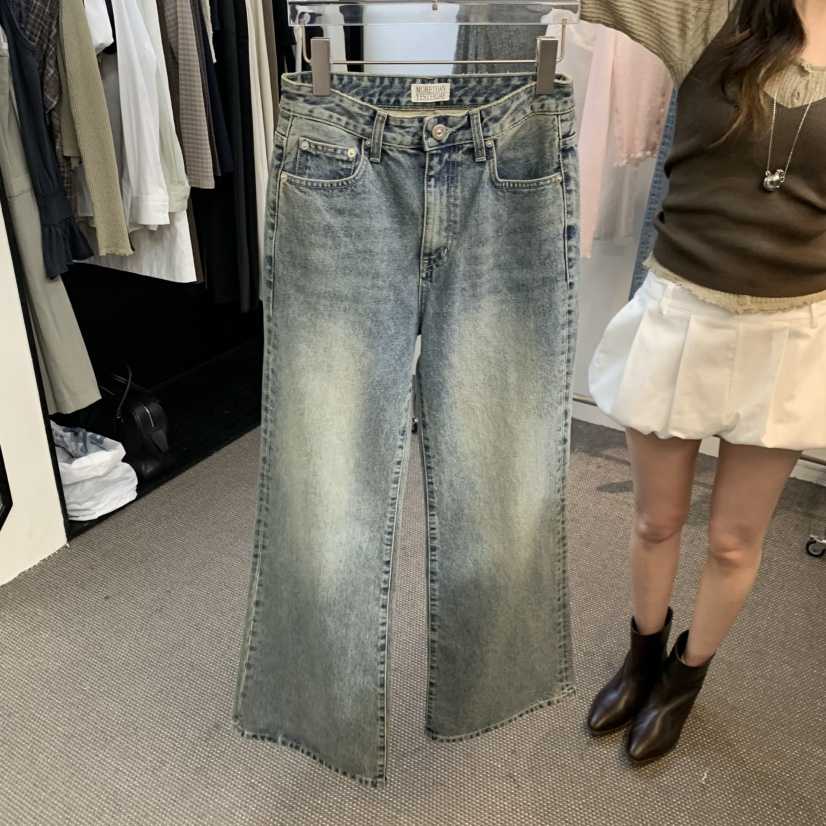 MORE THAN YESTERDAY/LOVE YOU SO MUCH韓國代購女裝新款26春夏牛仔褲LYSM/MORE THAN YESTERDAY牛仔褲