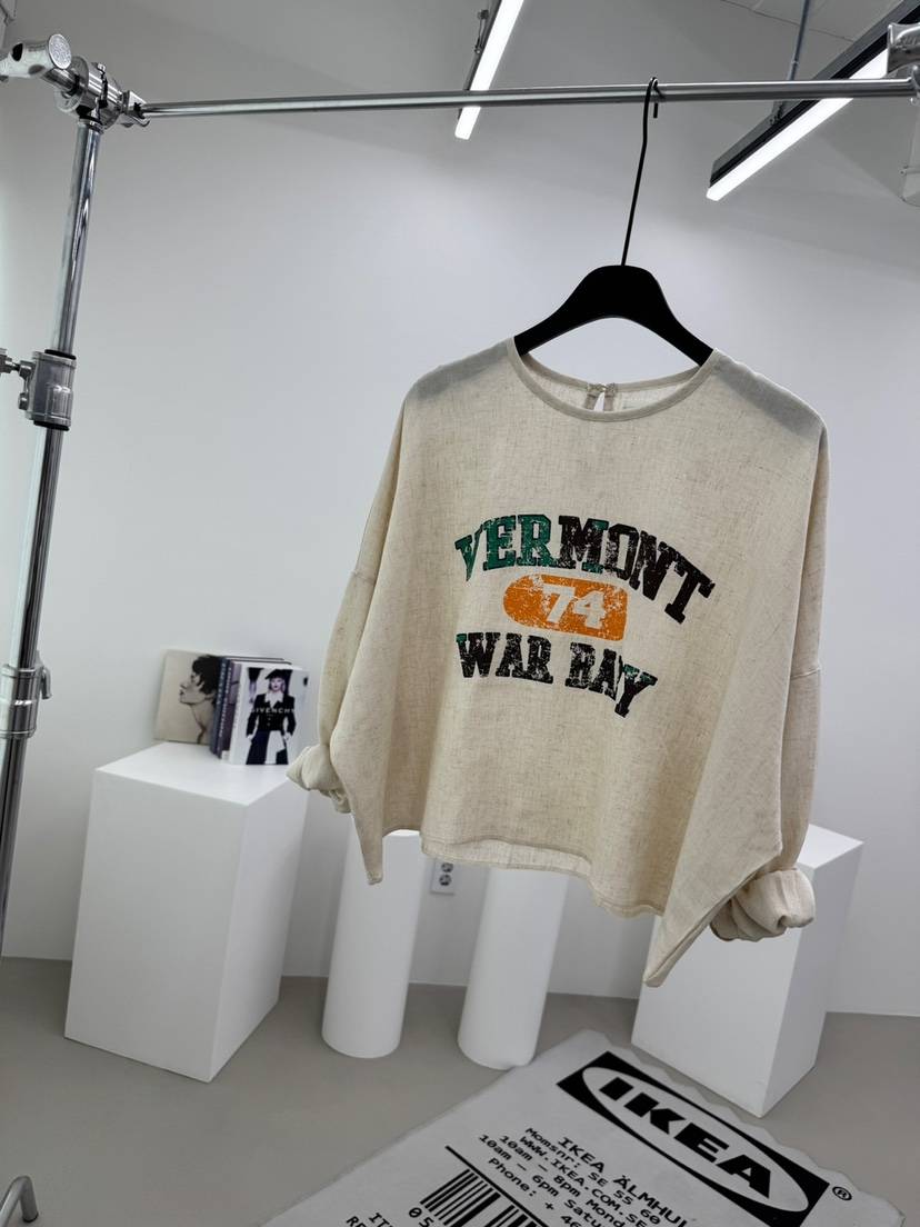 RED-A韓國東大門直郵女士新品時尚推薦熱賣休閑衛衣亞麻RED-A衛衣