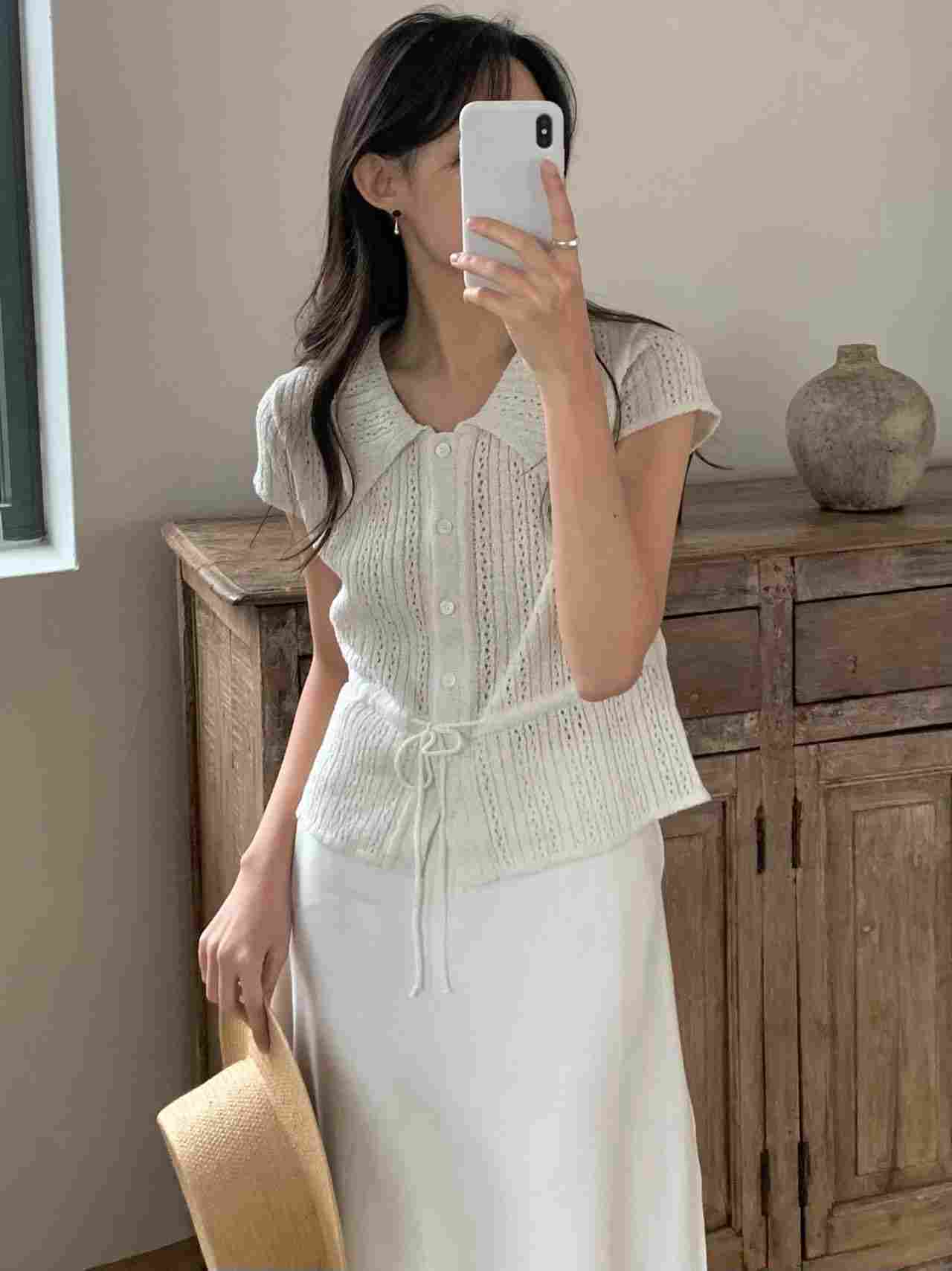 OBOE韓國代購女裝新品真品休閑時尚熱賣26春夏職業針織衫OBOE針織衫