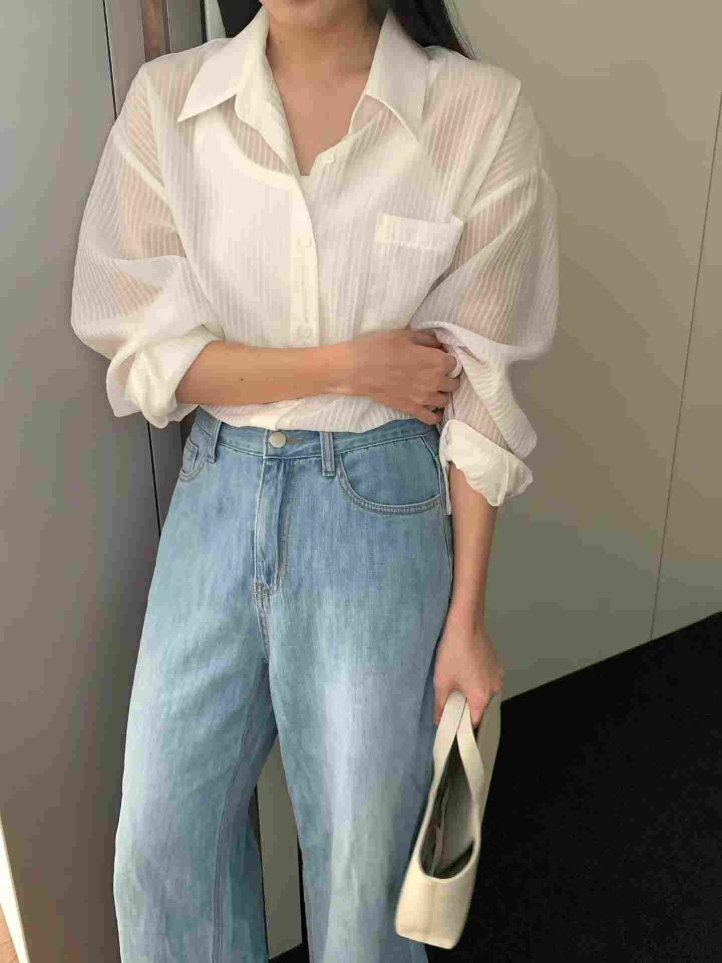 OBOE東大門直郵女士新款真品26春夏人氣襯衫蕾絲衫不含內搭OBOE襯衫/蕾絲衫