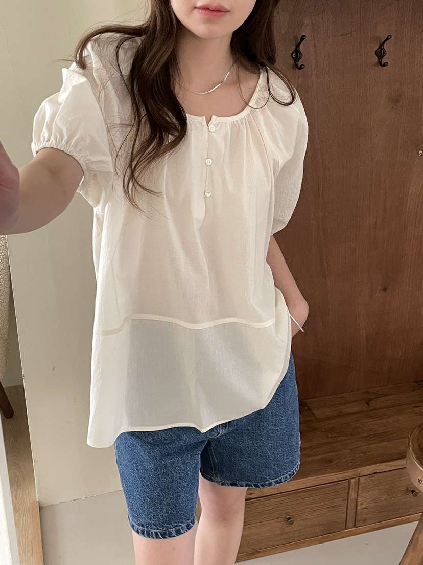 ATHEA韓國代購女士新款人氣推薦休閑熱賣時尚26春夏襯衫蕾絲衫ATHEA襯衫/蕾絲衫