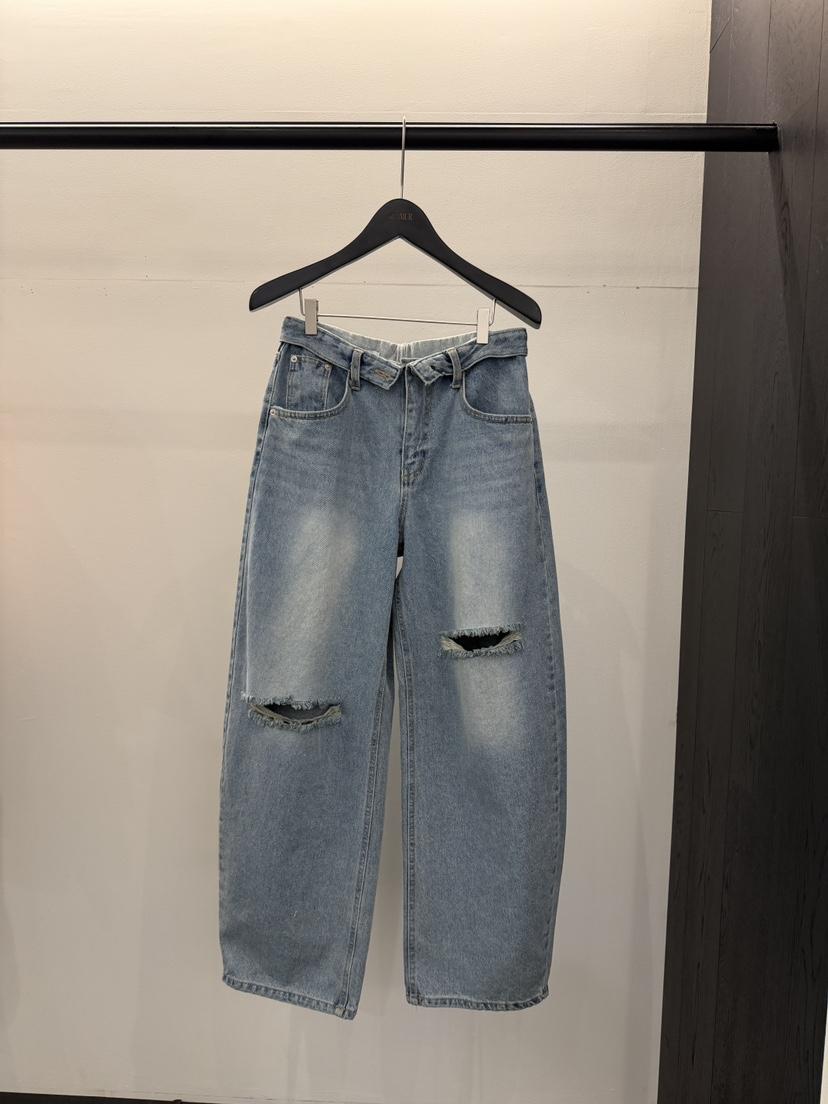 MURMUR韓國直郵實拍女士新款人氣休閑推薦時尚26春夏牛仔褲MURMUR牛仔褲