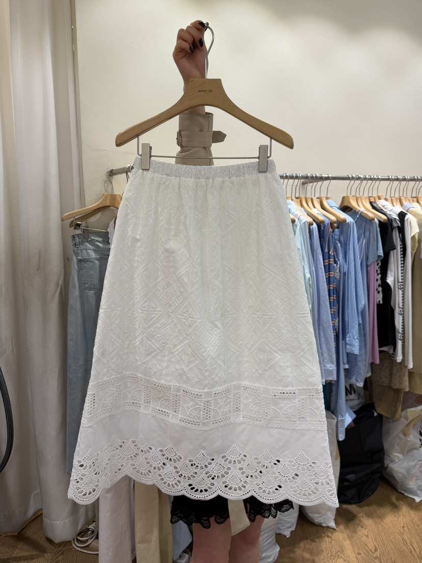 AUVERFIT韓國直郵女士新款26春夏職業推薦休閑人氣時尚長裙AUVERFIT長裙