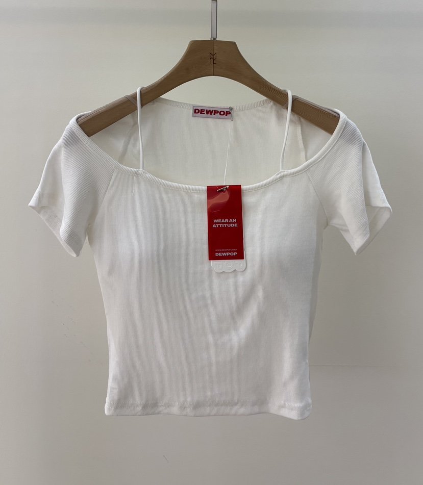 DEWPOP韓國直郵實拍女裝新款熱賣26春夏時尚休閑人氣推薦T恤DEWPOPT恤