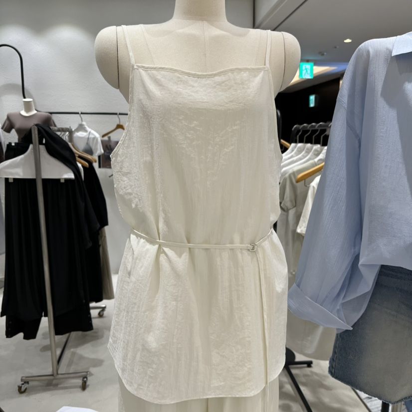 LUCY SALON韓國東大門直郵女士新品人氣吊帶背心含腰繩羊毛LUCY SALON吊帶/背心