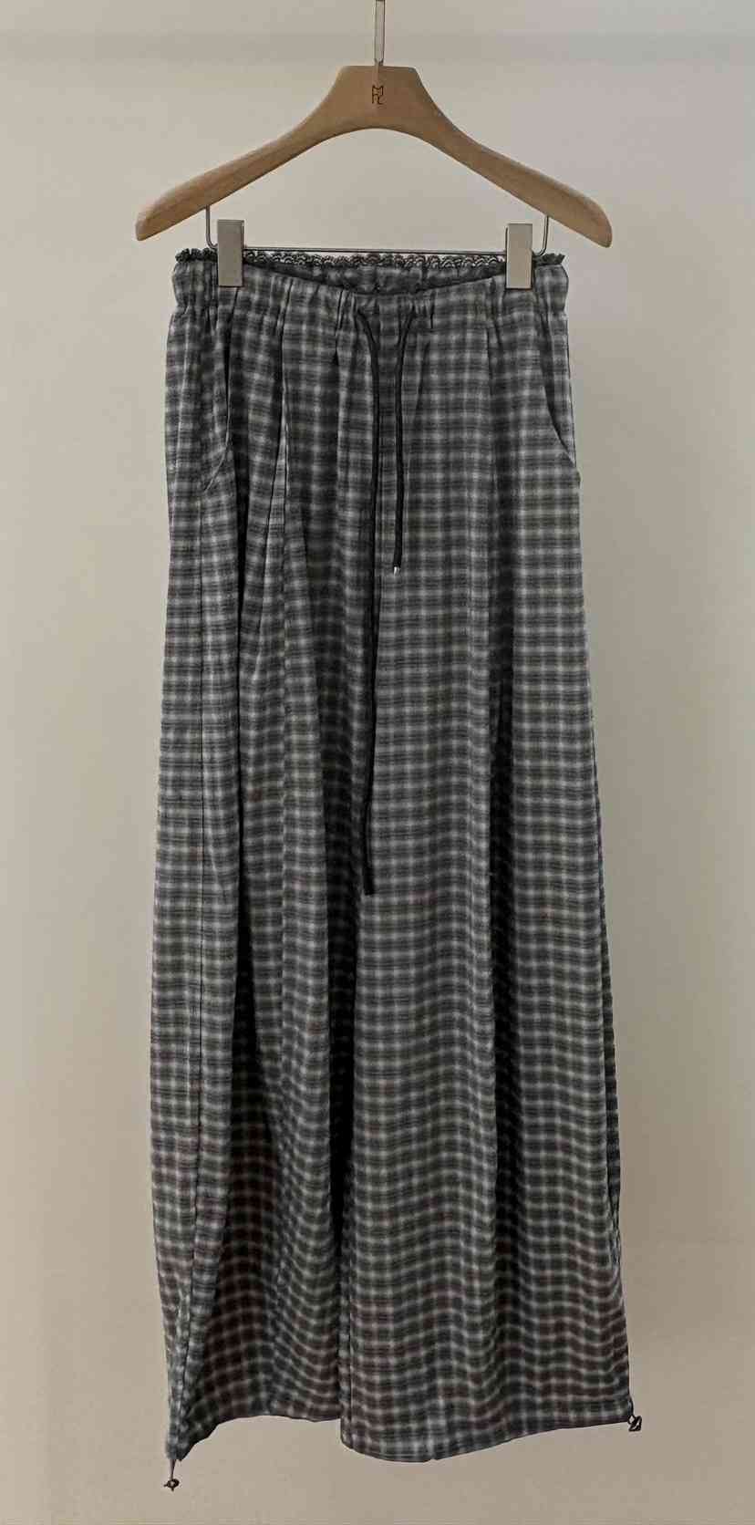 DEWPOP韓國直郵實拍女裝新品熱賣推薦時尚26春夏人氣休閑褲DEWPOP休閑褲